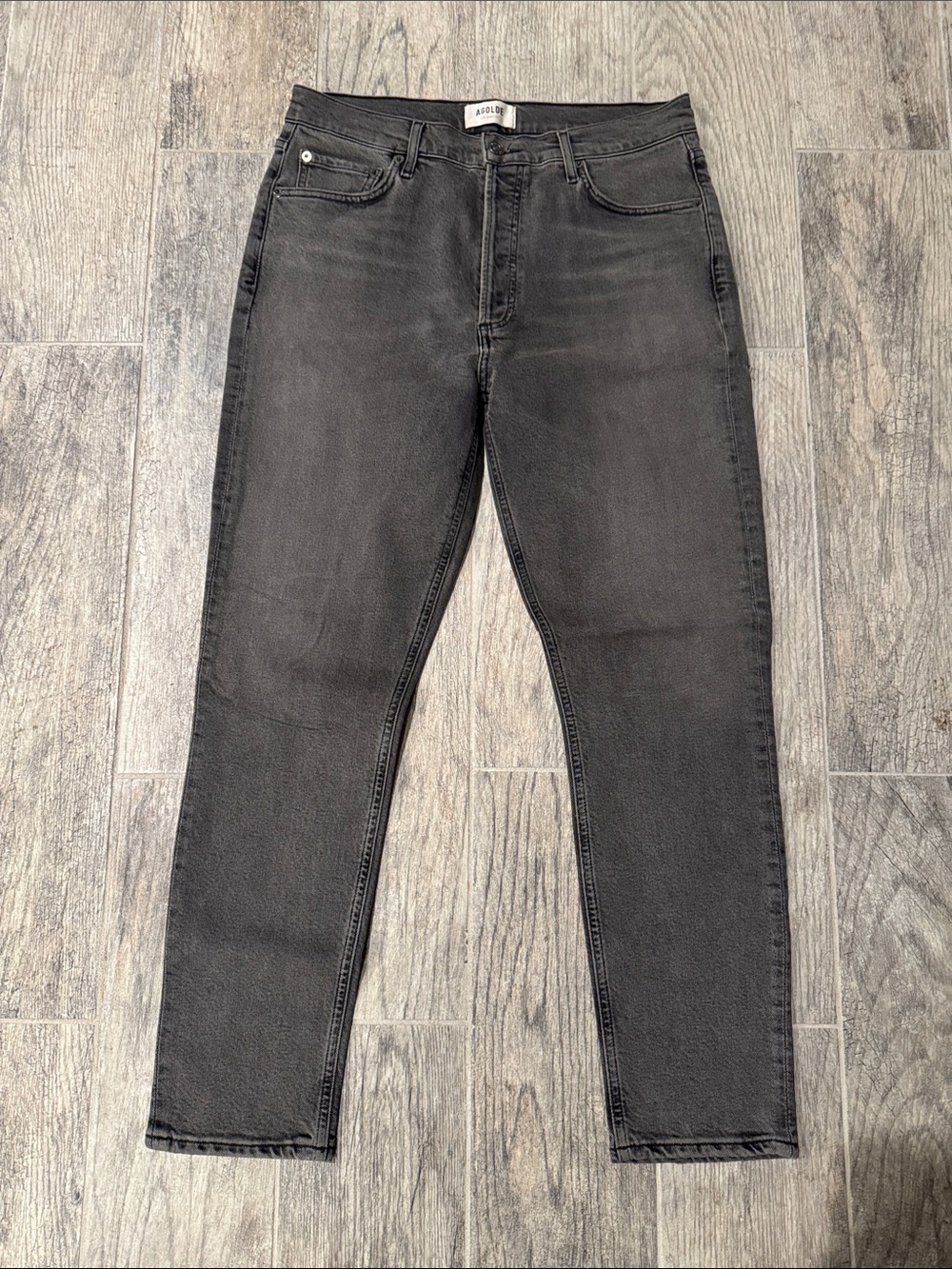 Agolde women’s skinny Jeans in Washed Black